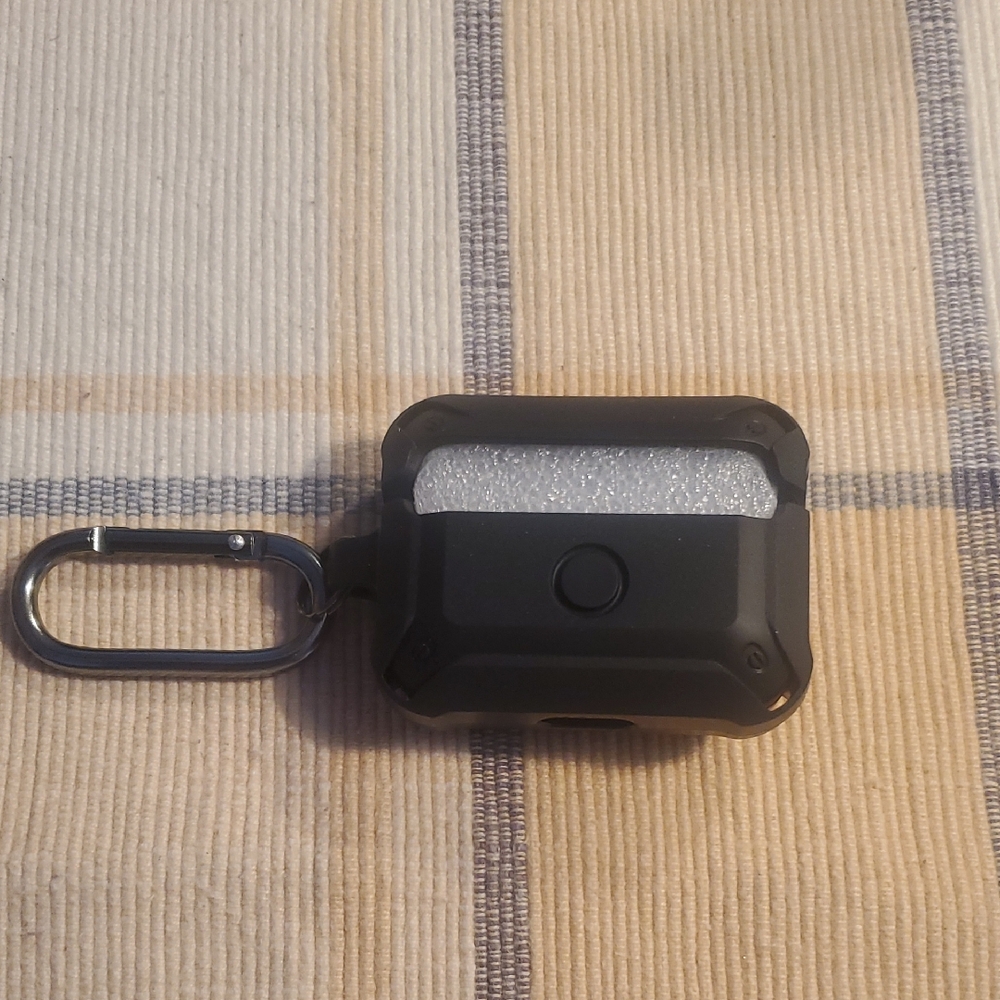 Black AirPods Case with Clip